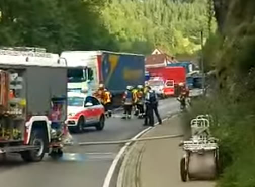 video accident in Germania